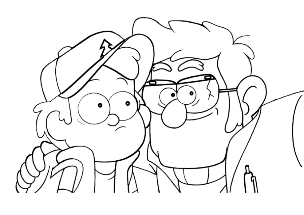 Uncle Stanford and Dipper